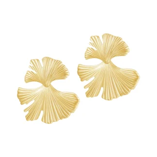 Maple Leaf Stud Earrings