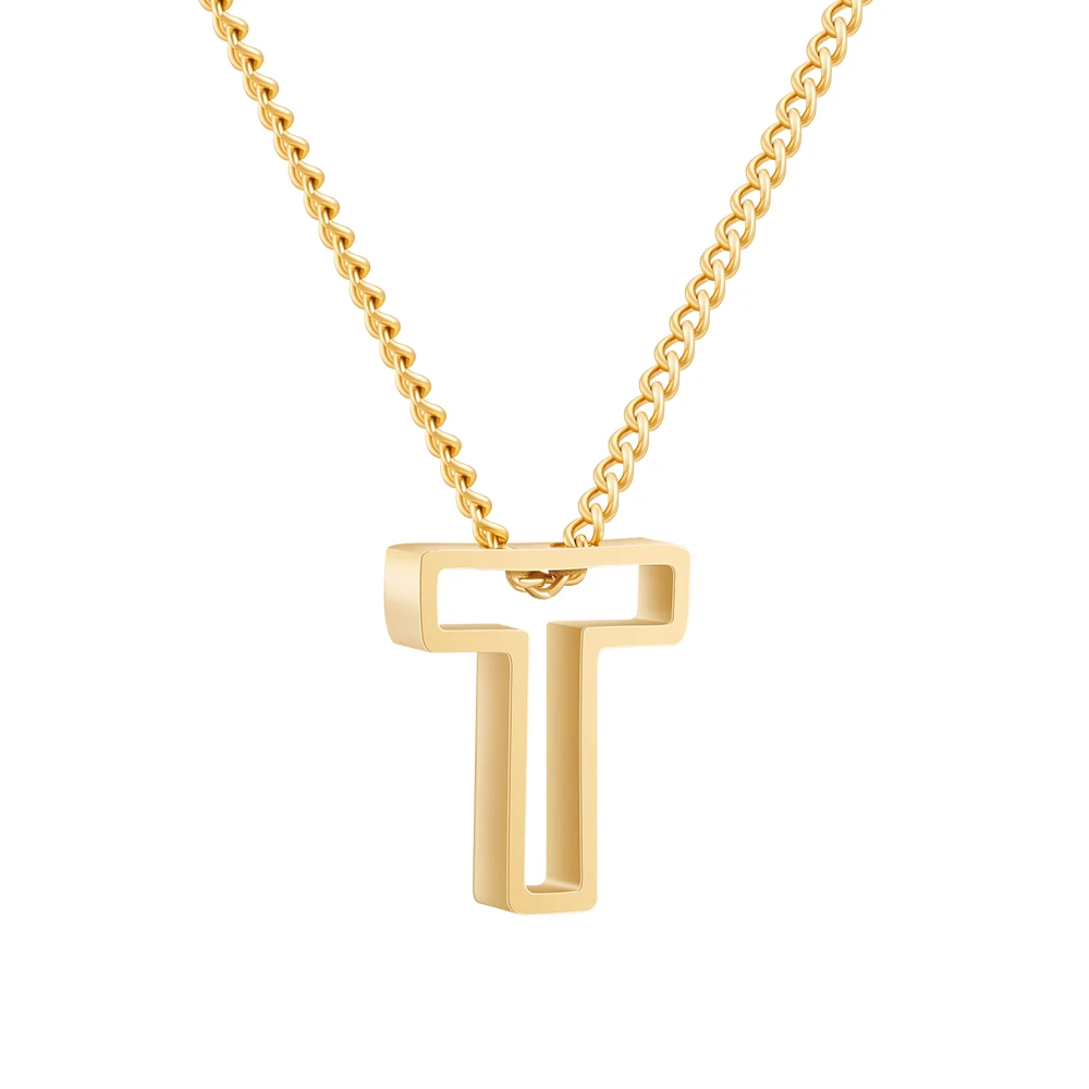 Letter Pendant Necklace - Image 7