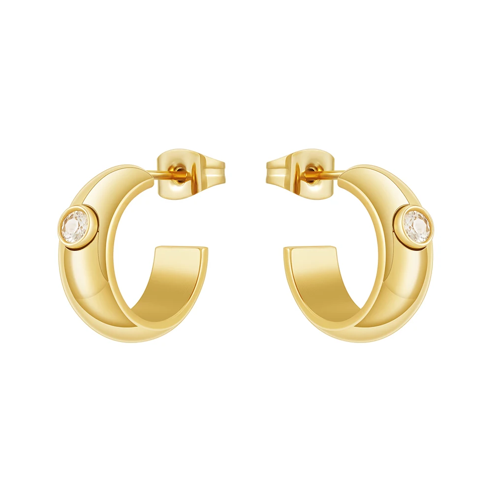 CZ Hoop Earrings