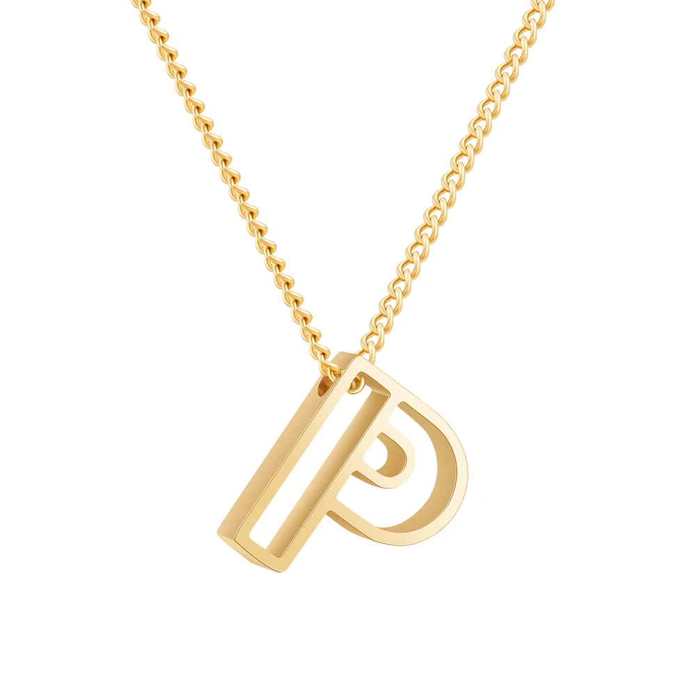 Letter Pendant Necklace - Image 5