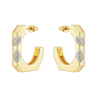 Polygon Stud Earrings