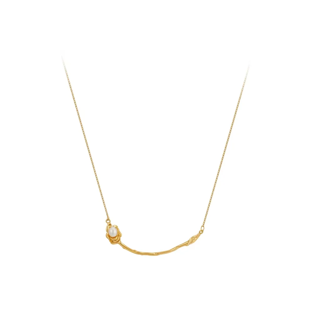Pearl Flower Necklace