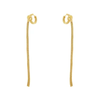 Snake Drop Earrings