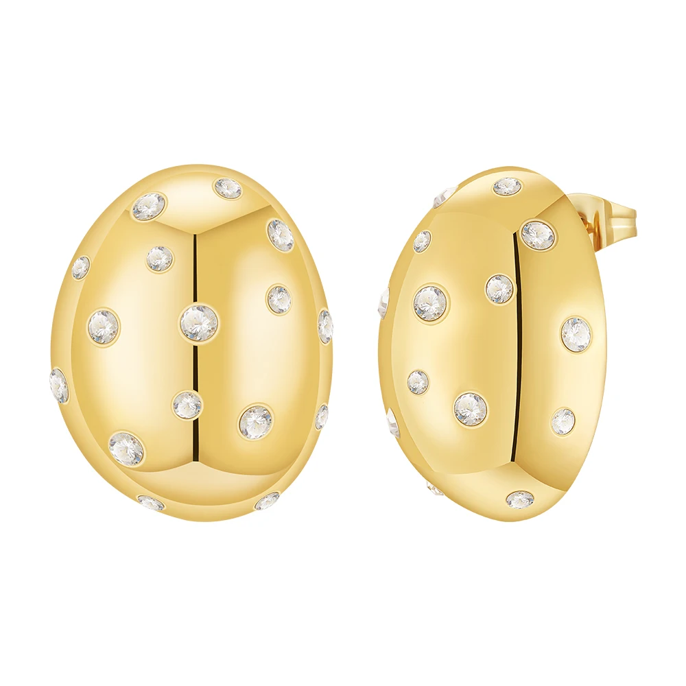 Hollow Pebbles Stud Earrings - Image 5