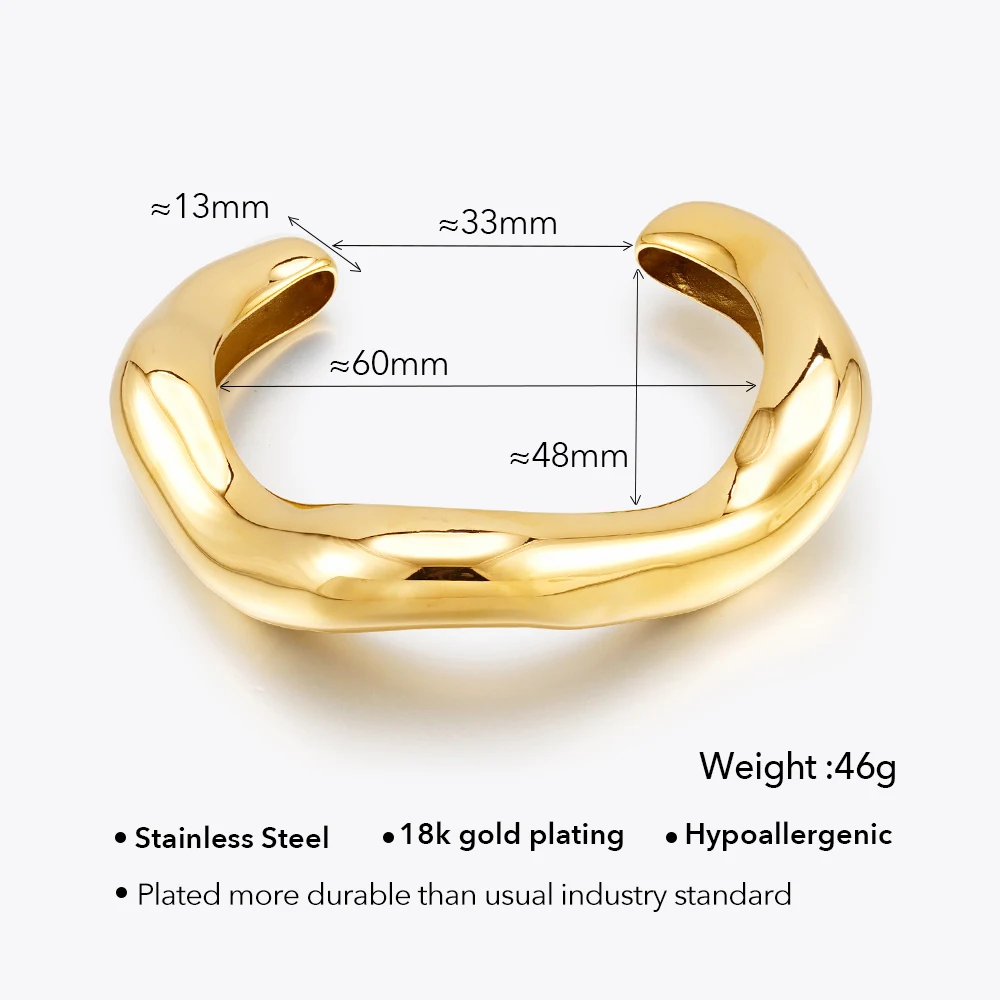 Hollow Wave Bracelet - Image 6