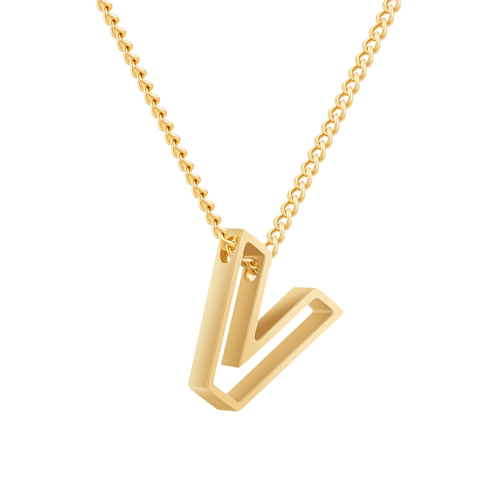 Letter Pendant Necklace - Image 11