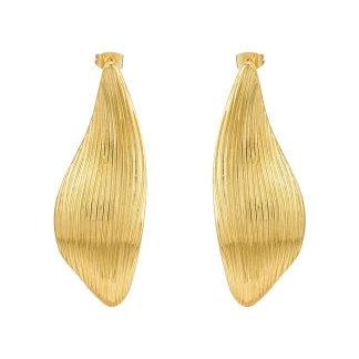 Irregular Wave Stud Earrings
