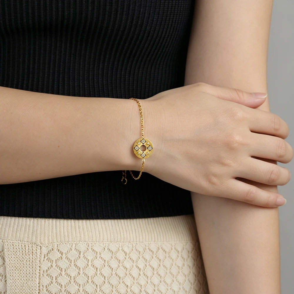 Stripe Zircon Bracelet - Image 4