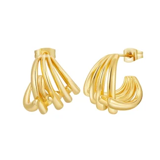 Geometry Line Stud Earrings