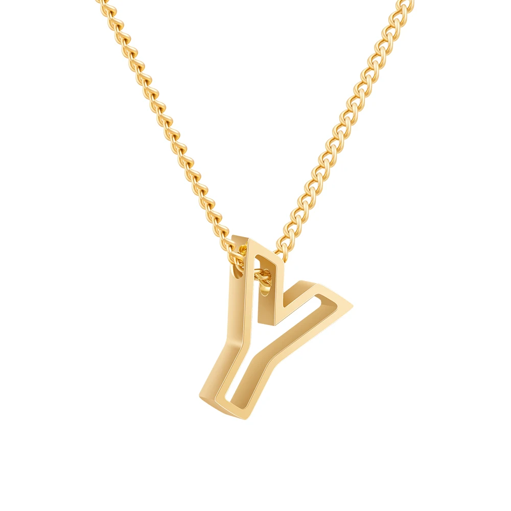 Letter Pendant Necklace - Image 10