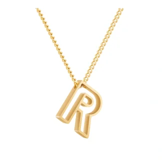 Letter Pendant Necklace