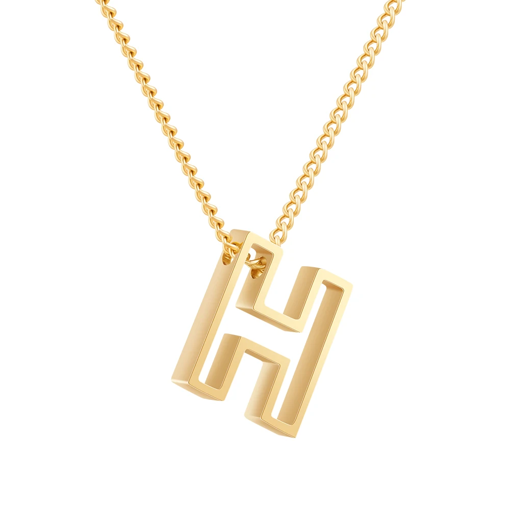 Letter Pendant Necklace - Image 9
