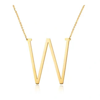 Alphabet Pendant Necklace