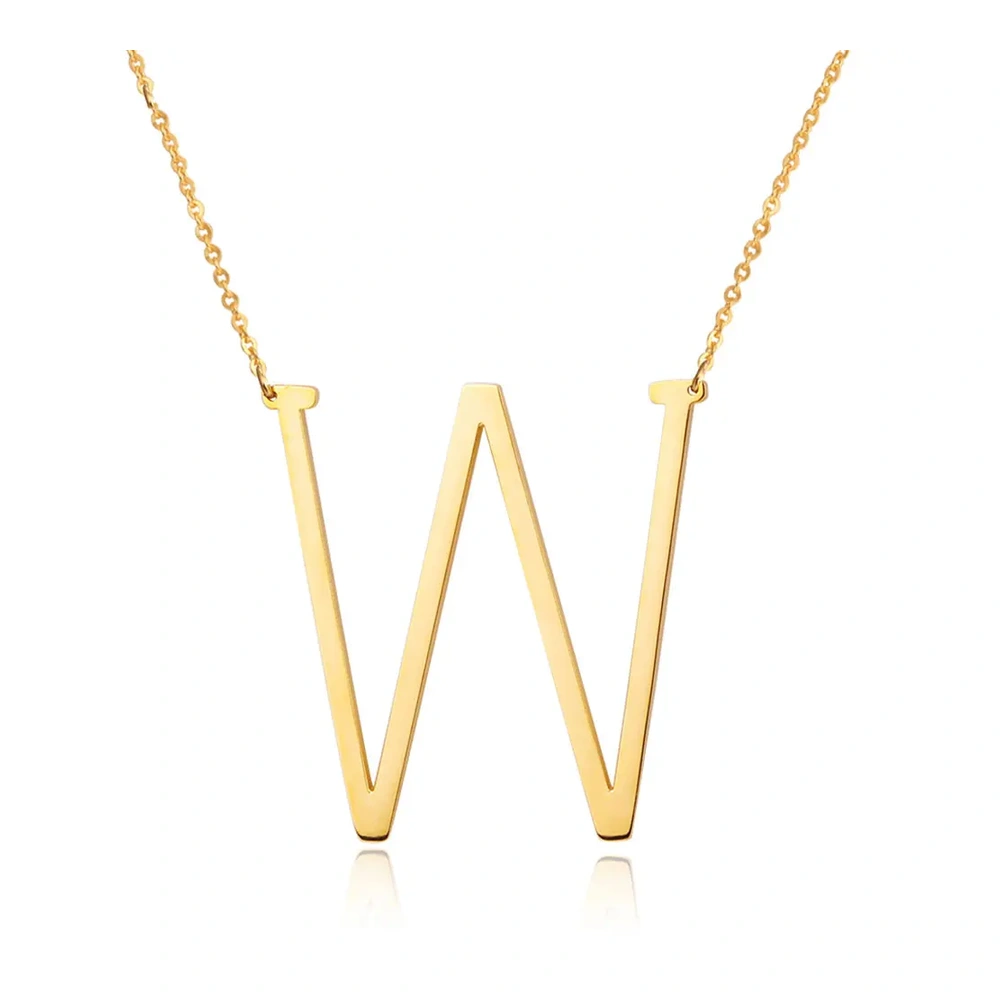 Alphabet Pendant Necklace
