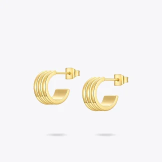 Half Moon Cute Stud Earring