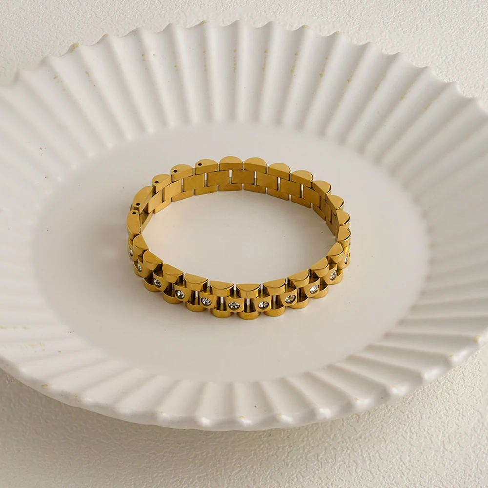 Watch Strap Zircon Bracelet - Image 2