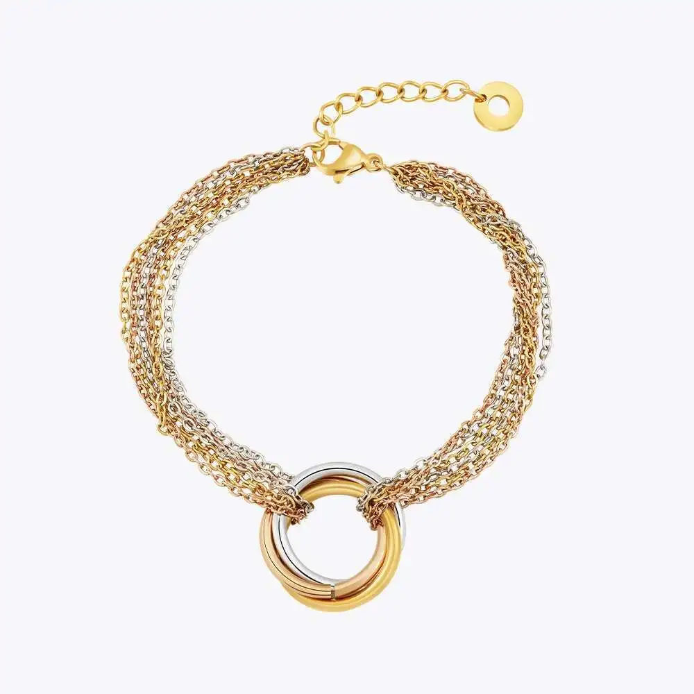 Multicolor Chain Bracelet - Image 2
