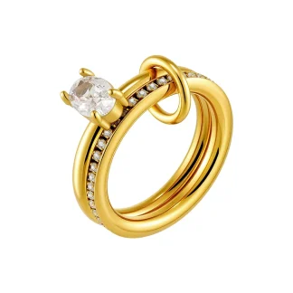 Classic Oval Zircon Ring
