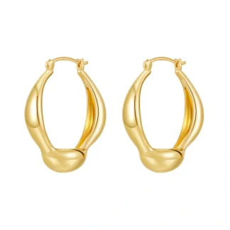 Flower Basket Stud Earrings
