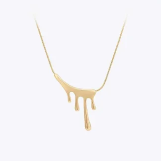 Blood Flow Shape Necklace