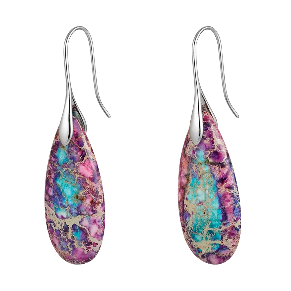 Resin Emperor Stone Stud Earrings - Image 16