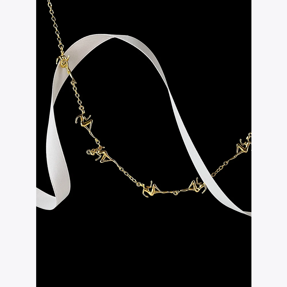 Athlete Dancer Figure Necklace - Image 4
