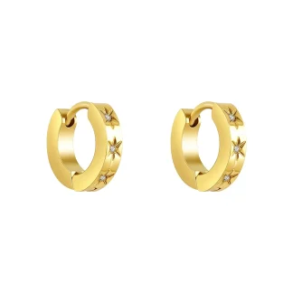 Stars Hoop Earrings