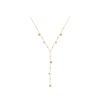 Hanging Steel Balls Necklace