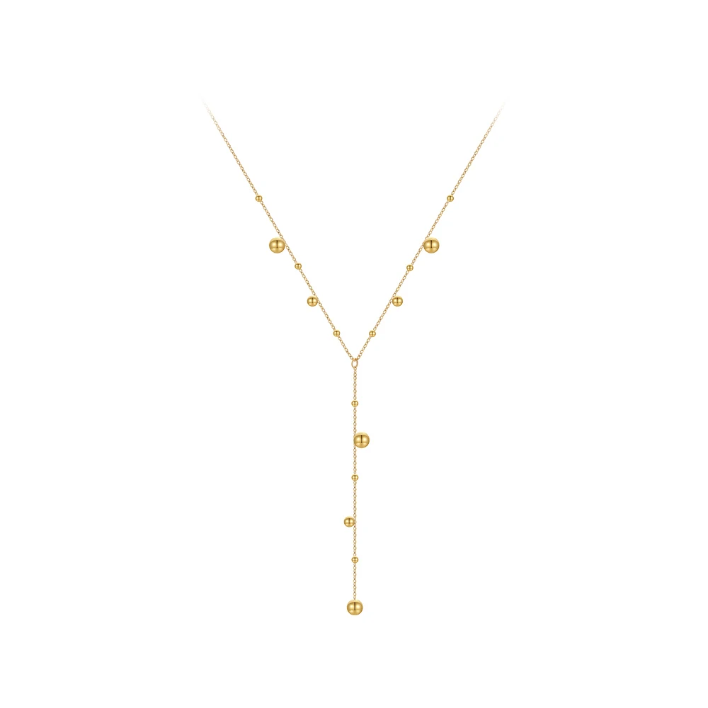 Hanging Steel Balls Necklace