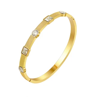 Square Round Zircon Bracelet