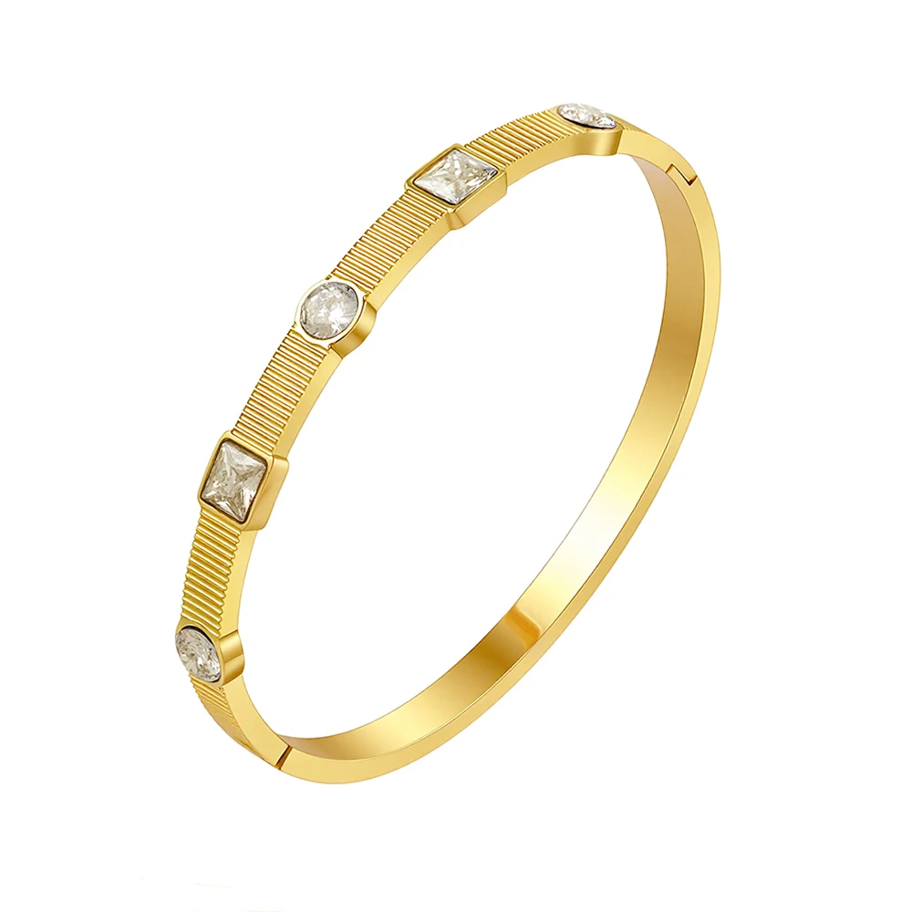 Square Round Zircon Bracelet