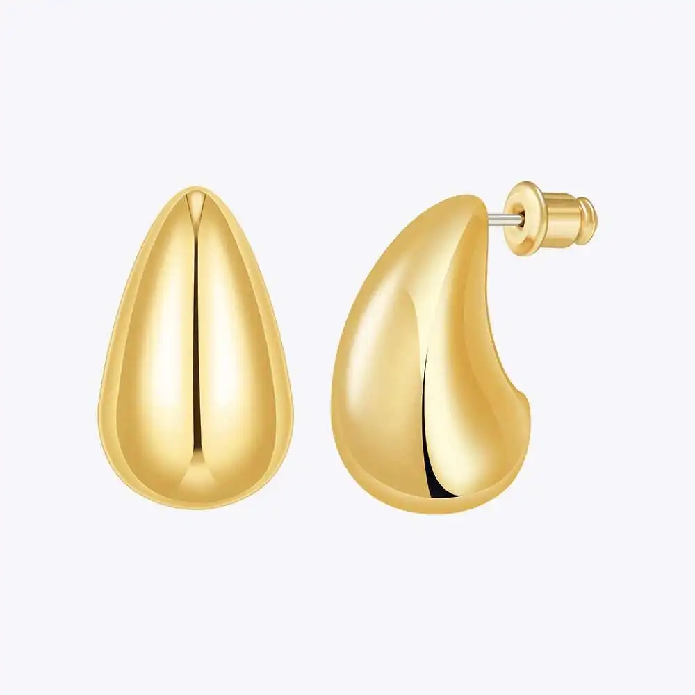 Mini Glossy Stud Earrings - Image 2