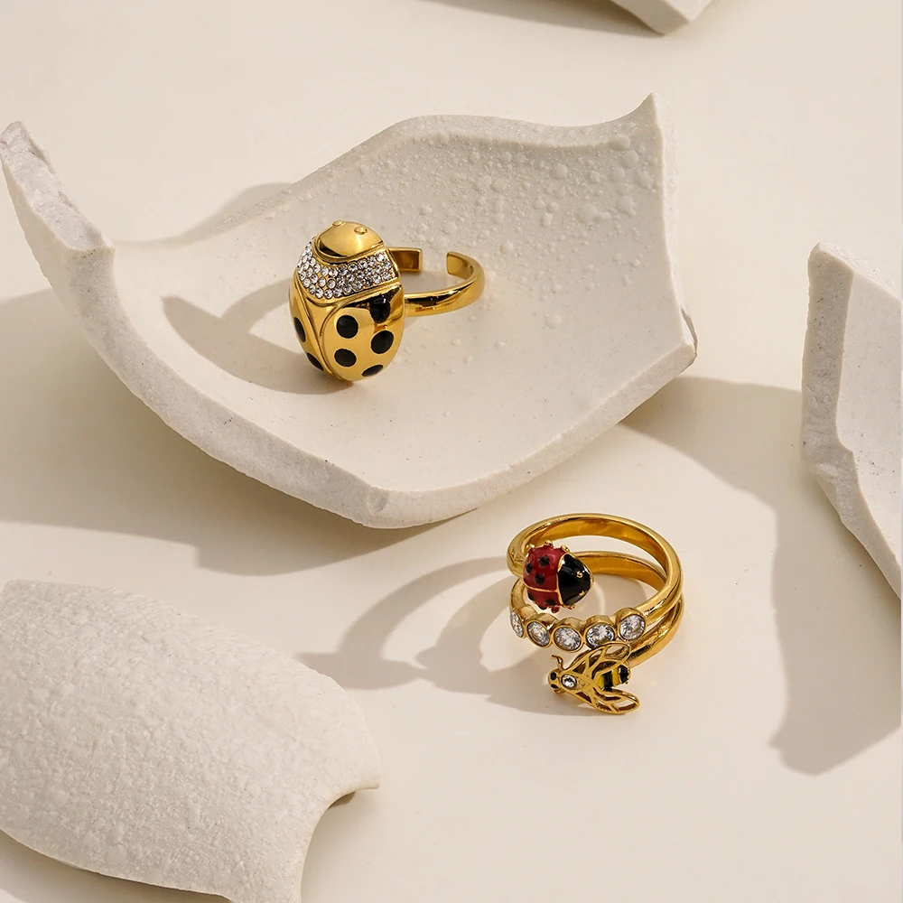 Ladybug Bee Ring - Image 2