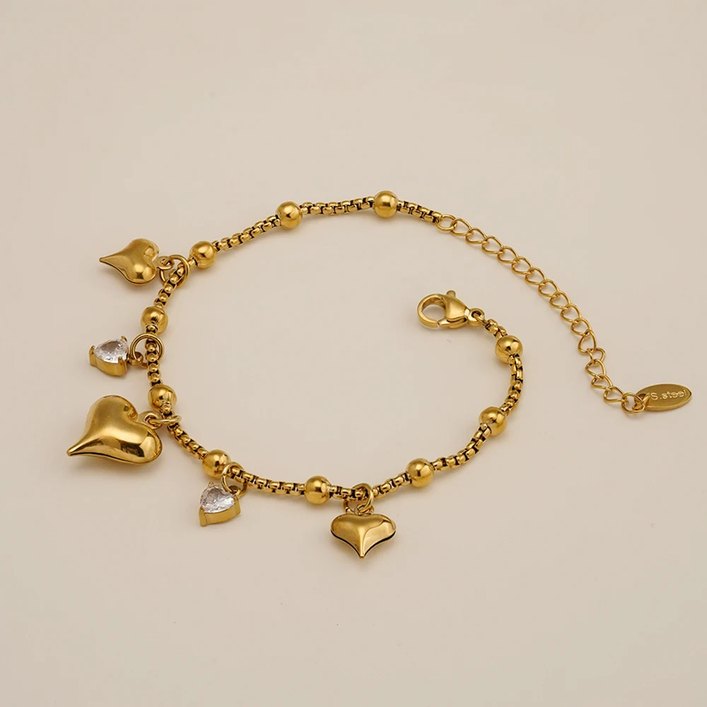 Heart Chain Bracelet - Image 3