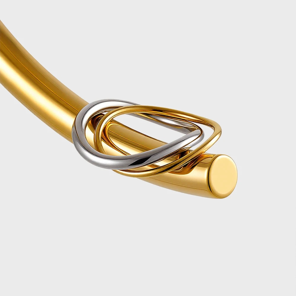 Two Tone Bridal Ring - Image 4