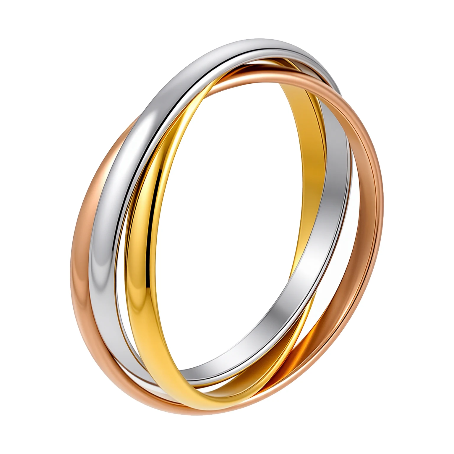 Layered Three Tone Ring