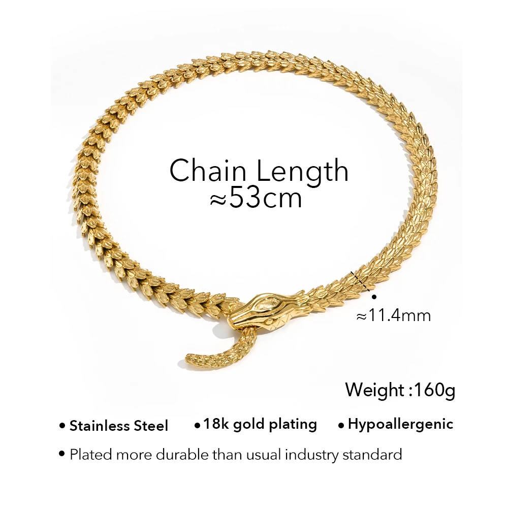 Thick Snake Necklace - Image 8