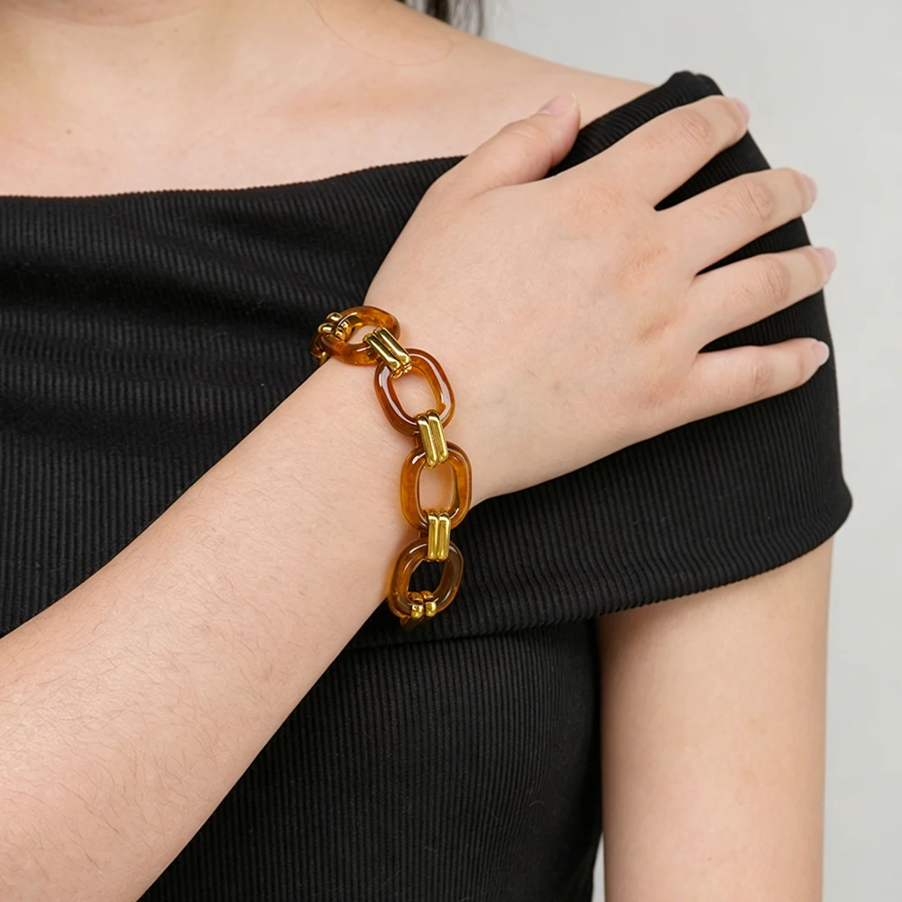 Amber Resin Bracelet - Image 2