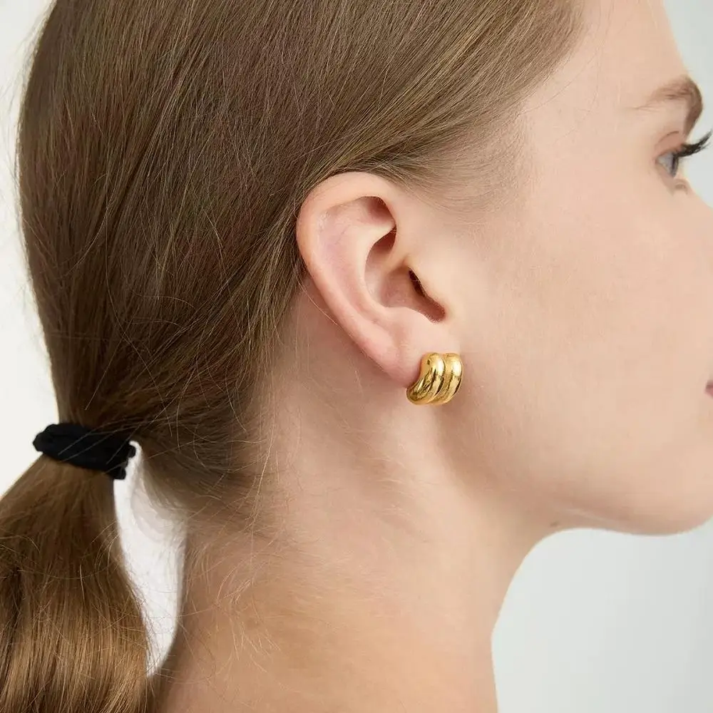 Pea Stud Earrings - Image 2