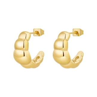 Croissant Stud Earrings