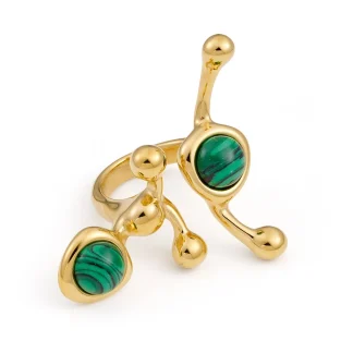 Irregular Natural Stone Alien Ring
