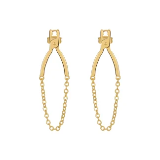 Hiphop Pliers Stud Earrings