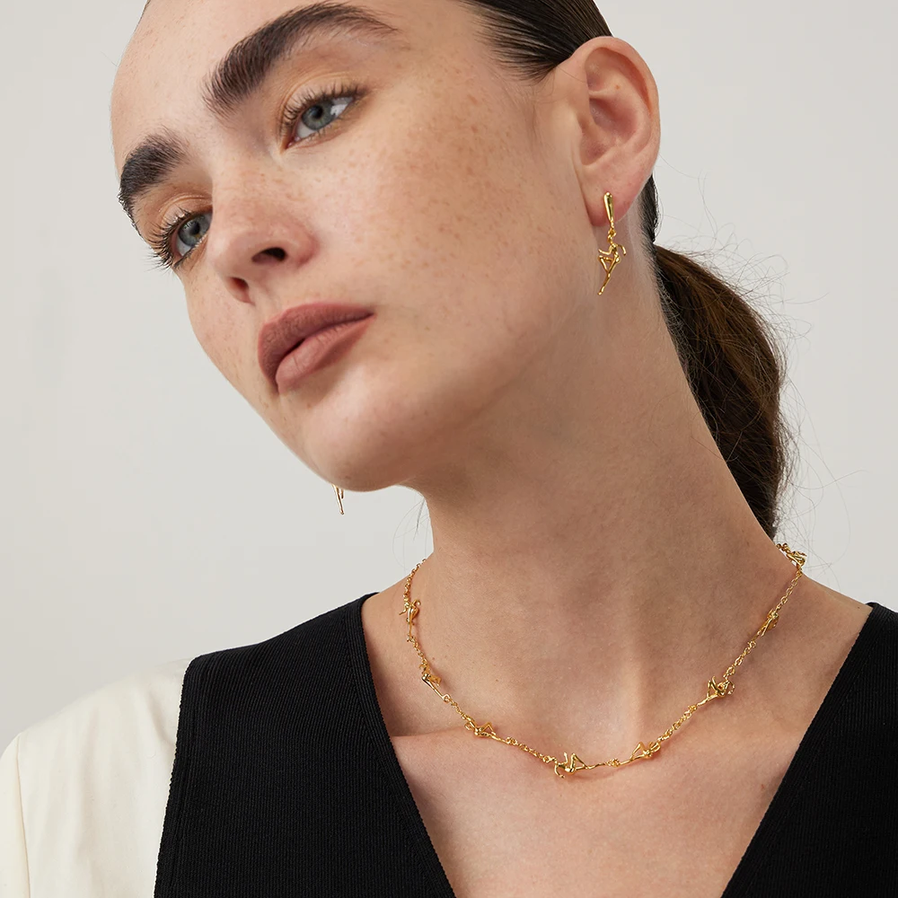Athlete Dancer Figure Necklace - Image 2