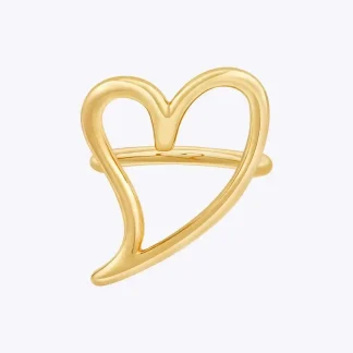 Cutout Heart Ring