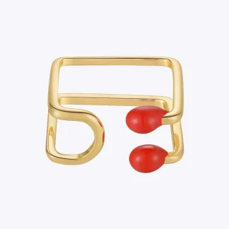 Cute Matchstick Rings