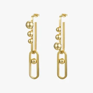 U Ball Drop Earrings