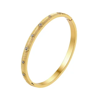 Zircon Wire Bracelet
