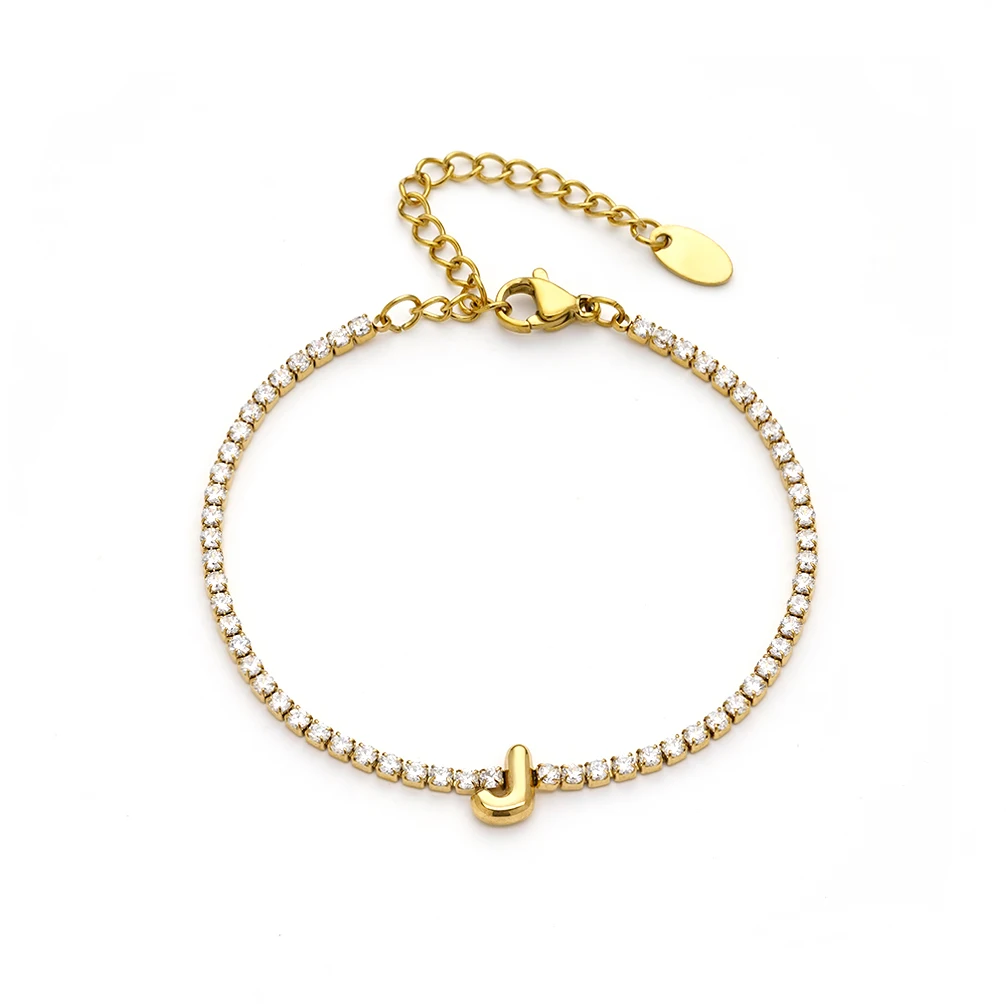 Letter Zircon Bracelet - Image 11