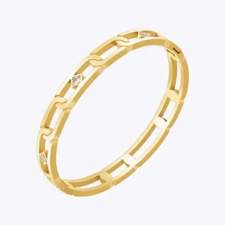 Rhomboid Chain Bangle