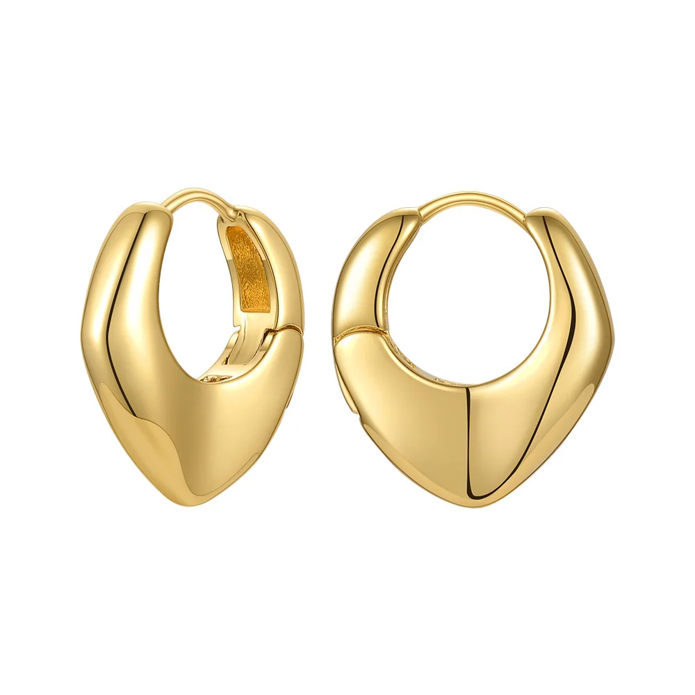 Hollow Heart Stud Earrings